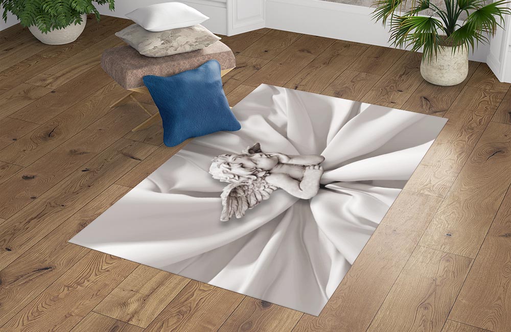 3D Ковер «Задумчивый ангелочек»   Прямоугольный 4