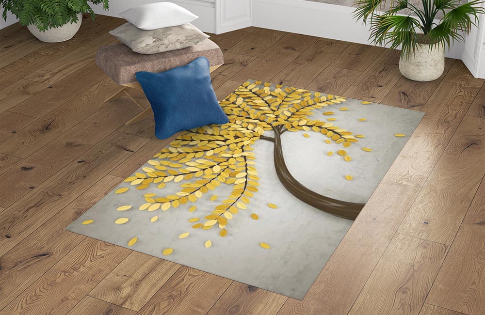 3D Ковер «Осеннее дерево» Прямоугольный 4