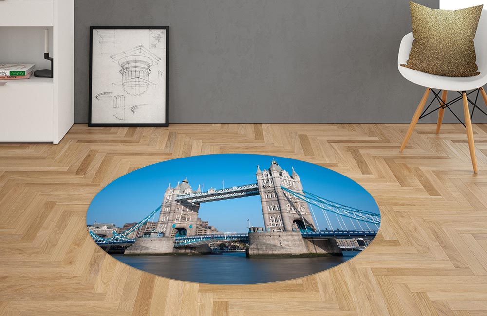 3D Ковер «Лондонский мост» Овальный 2
