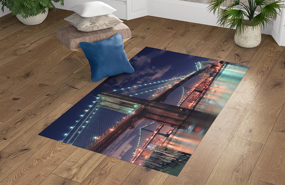 3D Ковер «Бруклинский мост» Прямоугольный 4