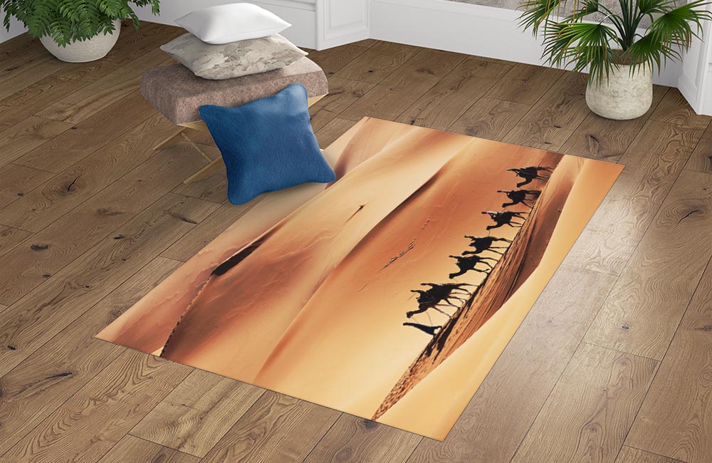 3D Ковер «Пустыня Караван»   Прямоугольный 4