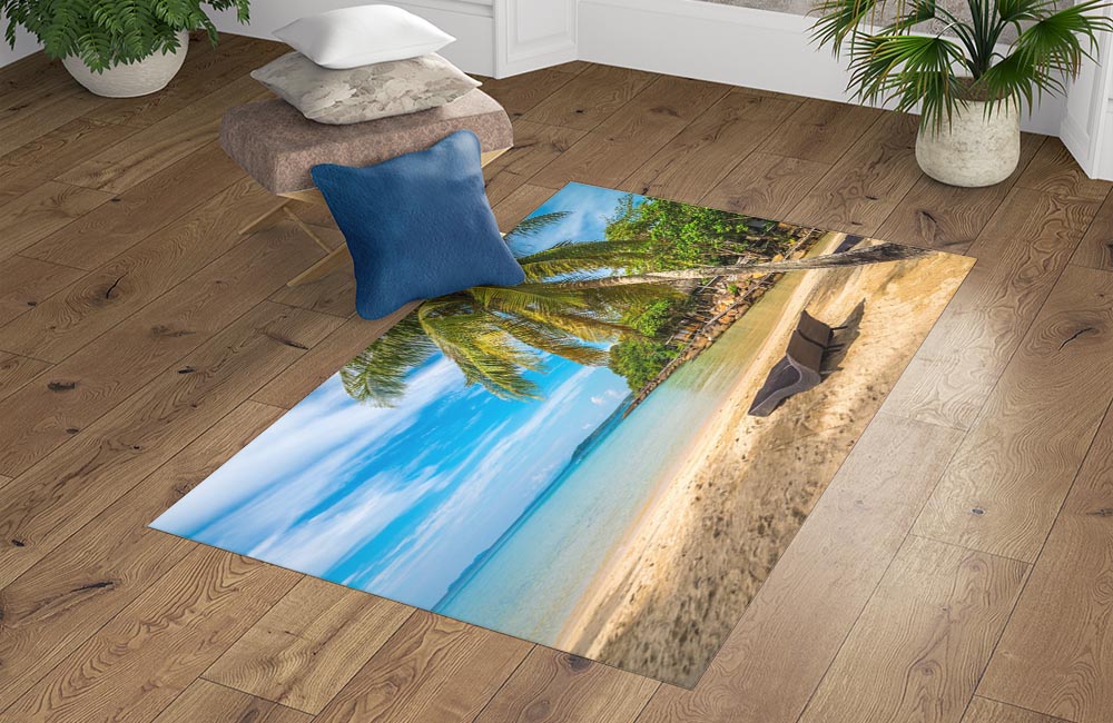 3D Ковер «Вечерний пляж»   Прямоугольный 4