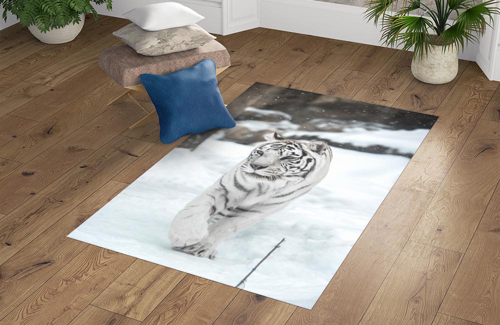 3D Ковер «Таежный тигр» Прямоугольный 4